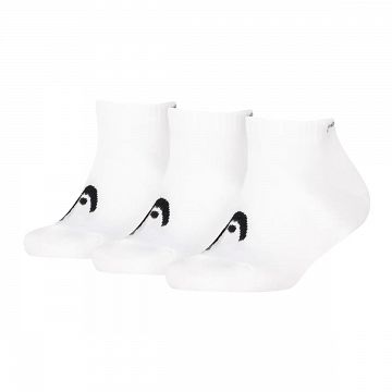 Head Tennis All Sports Sneaker Socks 3P White